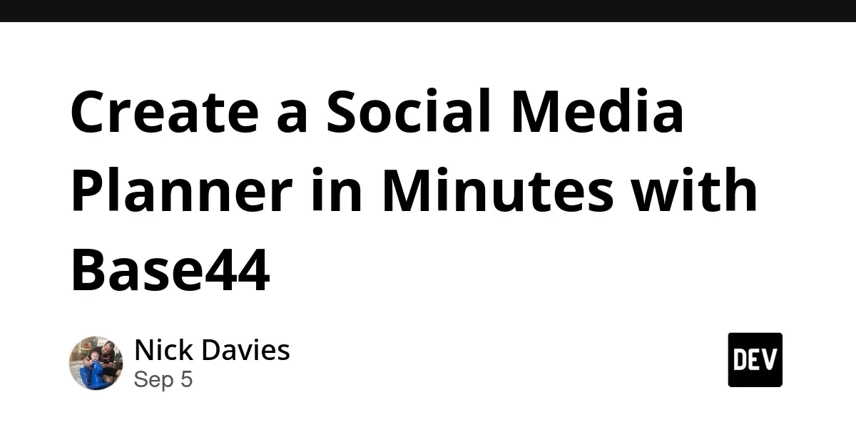 Building Custom Social Media Planners with No-Code AI