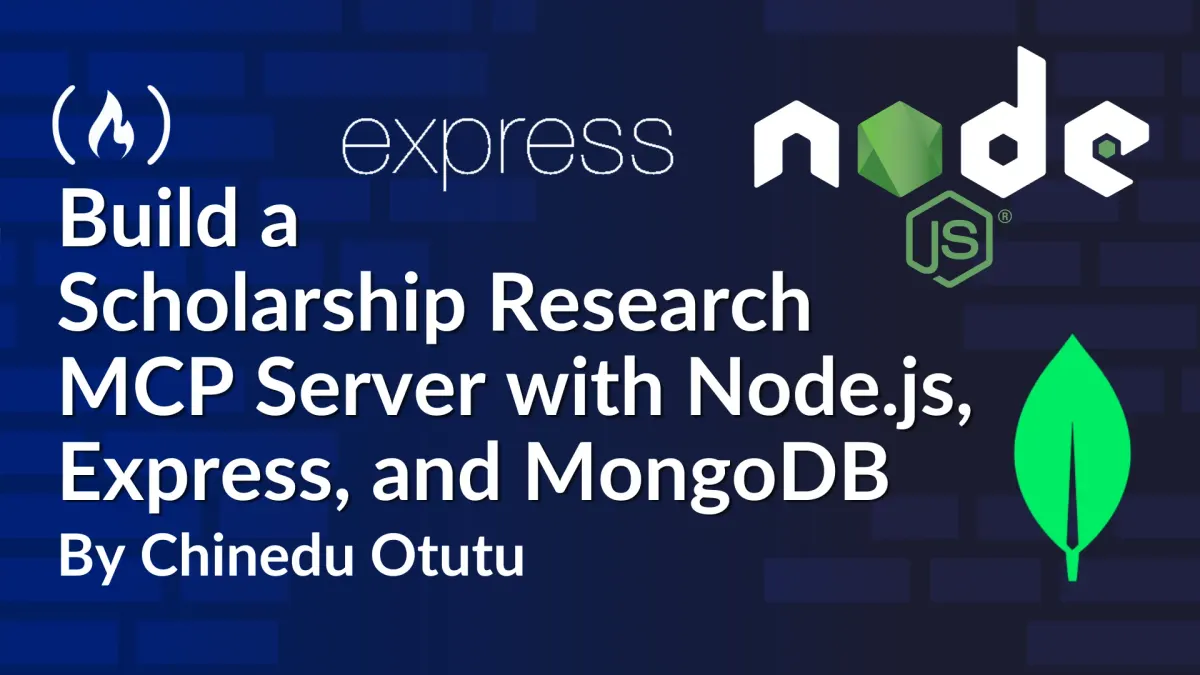Build a Scholarship Research MCP Server