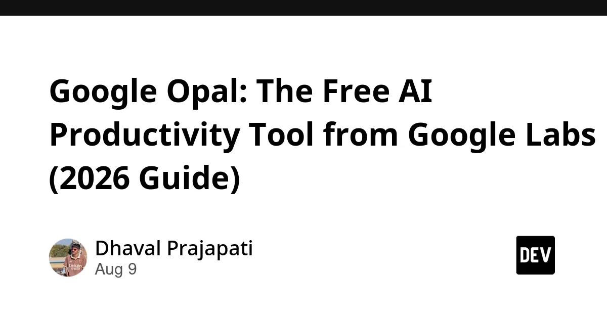 Building and Selling AI Mini-Apps with Google Opal