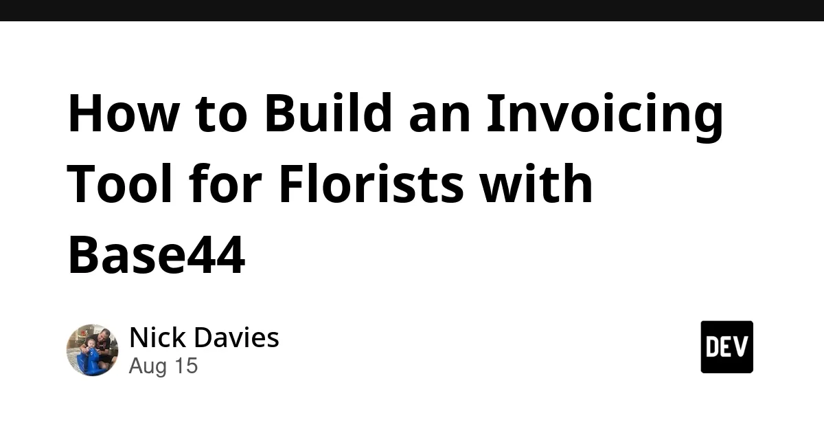 Building a Custom Invoicing Tool for Florists