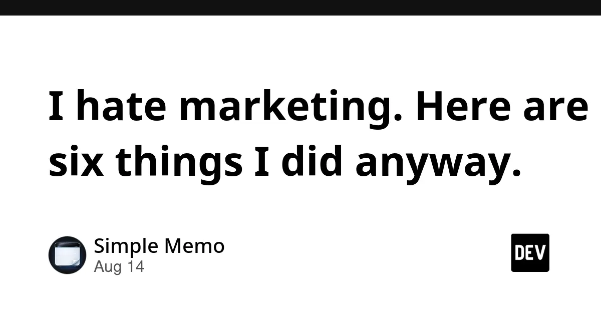 Indie App Development & Organic Marketing