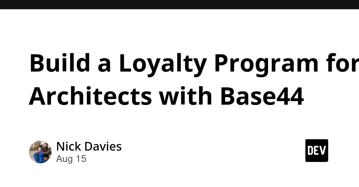 Building a Loyalty Program App for Architects