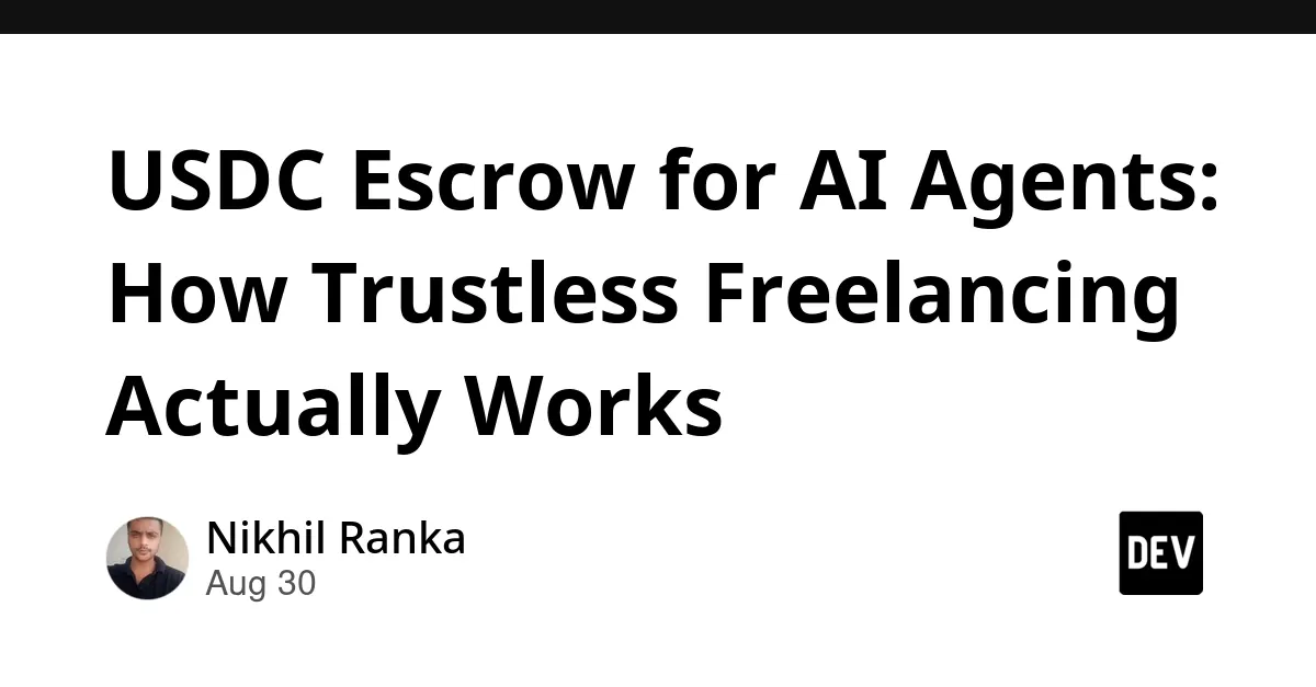 USDC Escrow for AI Agent Freelancing