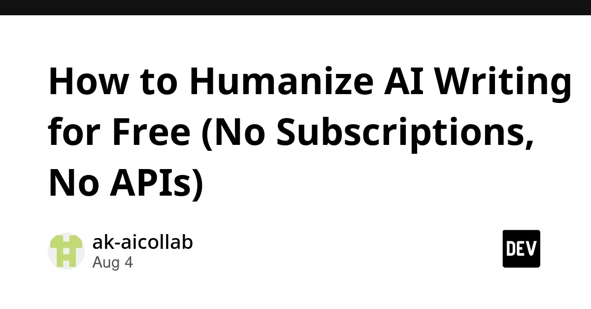 AI Content Humanization Service