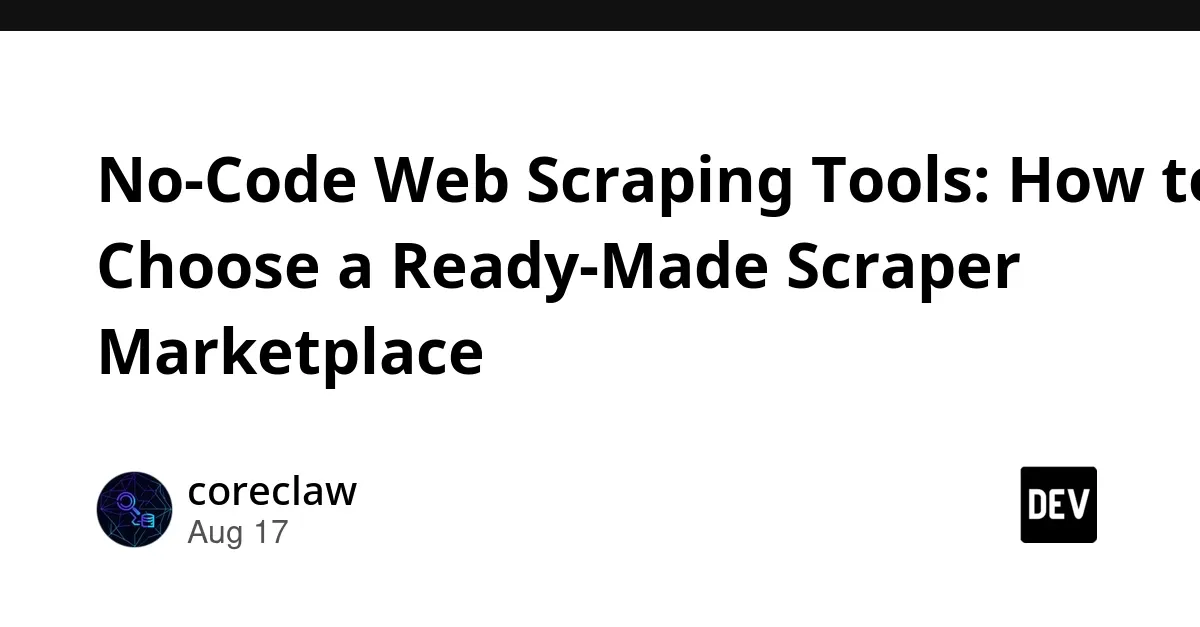Data Extraction </figure>

<p>If you’ve ever tried to build a custom web scraper to pull pricing data, lead lists, or social media insights, you know the process rarely ends with a working script. Within weeks, your target site rolls out a layout update that breaks your selectors, starts blocking your IP range, or serves different content to users in different regions. What started as a 2-hour data extraction task quickly turns into a part-time maintenance gig, draining time you could spend on work that actually drives revenue.</p>
<p>Most engineering teams and solo founders hit the same five walls when building scrapers in-house, no matter how experienced they are:</p>
<ul>
<li><strong>Proxy management:</strong> Public sites block requests from standard data-center IPs within minutes. You either pay for costly residential proxy rotation or build clunky retry logic that slows your data extraction to a crawl.</li>
<li><strong>Anti-bot detection:</strong> Modern sites use fingerprinting, TLS checks, canvas hashing, and behavioral scoring to block scrapers by default, requiring constant workarounds that break as detection methods update.</li>
<li><strong>Schema drift:</strong> Even if you get a scraper working, a single site redesign can break your selectors overnight, leaving your pipeline silently returning empty rows or corrupted data.</li>
<li><strong>Regional variation:</strong> A page that loads correctly from a US IP may render differently from a European egress point, hiding key fields or returning entirely different content.</li>
<li><strong>Operational drag:</strong> Every broken scraper is a support ticket, every new region requires a new proxy pool, and every schema change is an unplanned hotfix.</li>
</ul>
<p>The end result is that a simple web scraping task quietly grows into a full-time maintenance department. A hosted no-code scraper marketplace shifts that burden to a provider that runs scraping infrastructure at scale, so your team can focus on using the data to drive business outcomes, not fixing broken parsers.</p>

<h2>What Is a No-Code Scraper Marketplace?</h2>



<h3>Core Criteria to Evaluate Scraper Marketplaces</h3>
<p>Not all scraper marketplaces are built equal. Before you commit to a platform, compare them across these six dimensions to avoid costly surprises down the line:</p>
<ul>
<li><strong>Data coverage:</strong> First, confirm the marketplace has pre-built scrapers for every site you need to pull data from. If you regularly need Amazon product data, Google Maps local listings, and YouTube channel metrics, make sure all three are available in the catalog before you sign up.</li>
<li><strong>Output schema stability:</strong> Your downstream automation relies on consistent, predictable data structures. Look for marketplaces that lock output schemas and provide advance notice if a scraper’s output format changes, so you don’t have to debug broken workflows unexpectedly.</li>
<li><strong>Pricing model:</strong> Avoid platforms with opaque pricing or hidden fees for failed jobs. Look for flexible options: pay-per-result for low-volume use cases, flat-rate subscriptions for high-volume teams, or per-request pricing that scales with your needs.</li>
<li><strong>Delivery mechanism:</strong> Check if the marketplace supports sync (instant response for small jobs), polling (check for results at set intervals), or webhooks (push data directly to your tools when a job completes). Webhooks are ideal for automation, as they eliminate the need to waste re</li>
<li><strong>Maintenance burden:</strong> The core value of a marketplace is that the provider handles updates when sites change their layout. Check public uptime stats and response times for broken scrapers to confirm the team actively maintains their catalog.</li>
<li><strong>Compliance posture:</strong> This is non-negotiable. Confirm the marketplace only offers scrapers that comply with target site terms of service, GDPR, CCPA, and other relevant data regulations. Using non-compliant scrapers can lead to cease-and-desist orders, fines, or blocked IPs.</li>
</ul>

<h2>How to Validate a Marketplace in One Afternoon</h2>
<p>You don’t need to commit to a long-term contract to test if a scraper marketplace is right for you. Run this simple validation process in a single afternoon:</p>
<ol>
<li>Pick three real data </li>
<li>Submit small test jobs for each </li>
<li>Verify the output: Is the data structured correctly? Are all the fields you need present? Is the data accurate?</li>
<li>Check the total cost for the three test jobs, and confirm there are no hidden fees.</li>
<li>If you have questions, test their support response time to confirm you’ll get help if a job breaks in production.</li>
</ol>
<p>Most marketplaces let you run small test jobs for just a few dollars, so you can validate performance and reliability without a large upfront investment.</p>

<h2>Practical Ways to Use Scraper Marketplace Data to Grow Revenue</h2>
<p>Scraper marketplaces aren’t just for dev teams. The structured data you pull can be used to launch new income streams or cut costs across dozens of use cases:</p>
<ul>
<li><strong>E-commerce price monitoring:</strong> Pull real-time pricing, stock levels, and review counts from competitor sites to adjust your own pricing dynamically, capture out-of-stock sales that can add $1,000 to $5,000 in monthly revenue for small e-commerce stores, or identify trending products to add to your inventory.</li>
<li><strong>Local lead generation:</strong> Extract Google Maps listings for target service areas, including contact info, ratings, and service offerings. You can sell these curated lead lists to local businesses for $50 to $200 per list, depending on the niche and volume, or use them for your own outreach for services like SEO, web design, or marketing that charge $500 to $2,000 per client per month.</li>
<li><strong>Social media trend tracking:</strong> Scrape TikTok, Instagram, or YouTube data to identify viral content, trending hashtags, and high-performing creators in your niche. You can use these insights to offer social media management services on Upwork or Fiverr, create your own viral content for ad revenue, or connect brands with relevant creators for affiliate income.</li>
<li><strong>Market research for digital products:</strong> Pull data from Reddit, Quora, and industry forums to identify common pain points your target audience has. Use these insights to build courses, ebooks, or SaaS tools that solve real problems, which you can sell on Gumroad or your own website.</li>
<li><strong>Automated client reporting:</strong> If you offer marketing, SEO, or competitor analysis services, pull data automatically on a scheduled basis and generate client reports </li>
</ul>

<h2>Integrating Scraper Data Into Your Existing Automation Workflow</h2>
<p>One of the biggest benefits of modern scraper marketplaces is that they’re built to work with the no-code automation tools you already use. Most platforms offer a simple REST API endpoint that you can connect to tools like Zapier, Make, or n8n without writing custom code. For example, you can set up a fully automated workflow that triggers every Monday, runs a Google Maps scraper for your target service area, filters the results for businesses with under 10 reviews, and adds the new leads directly to your CRM or Google Sheet.</p>
<p>If you have basic coding skills, you can also write a lightweight script to trigger scraping jobs on demand. A typical API call to a marketplace endpoint to start a job is straightforward: you pass your authentication key, the ID of the pre-built scraper you want to use, and your input parameters, then receive a job ID you can use to pull results later. You can process the returned structured JSON with AI tools to summarize insights, flag high-value leads, or categorize data, then feed the processed output into your existing tools. This level of automation lets you turn raw data extraction into actionable business intelligence with zero ongoing manual work.</p></div><p style=