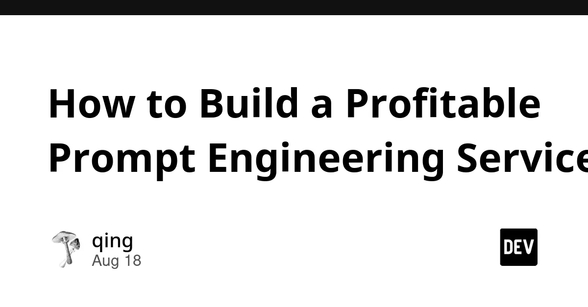Profitable Prompt Engineering Service