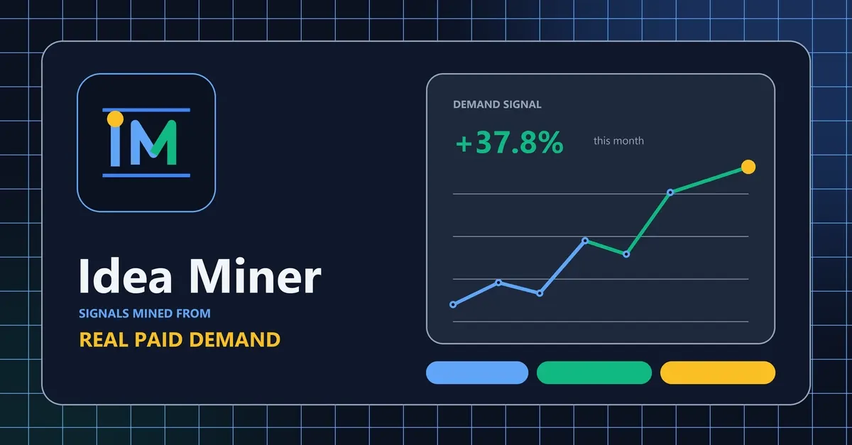 SaaS for Freelance Demand Analysis (Idea Miner)