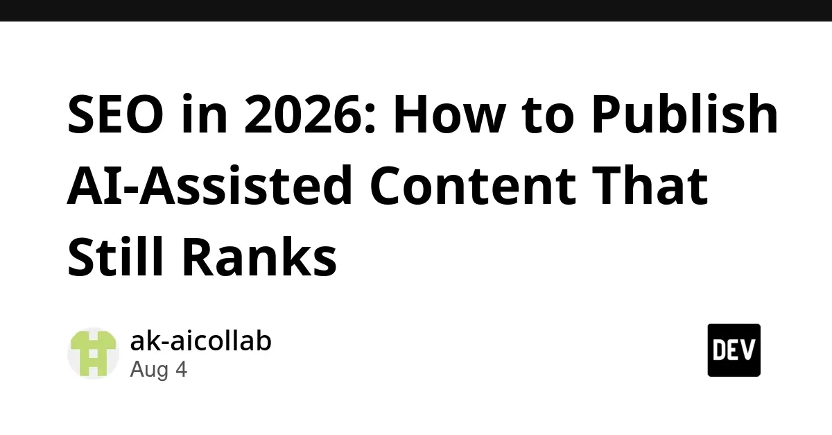 AI-Assisted SEO Content Publishing