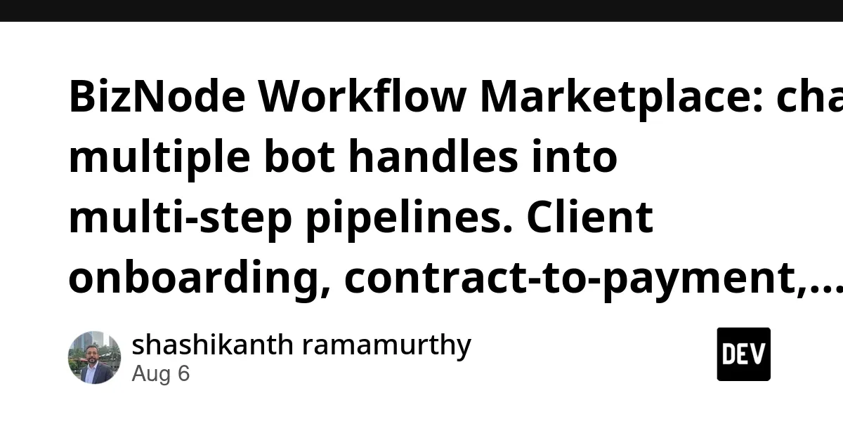 Building and Selling Automated AI Business Workflows </figure>

<p>If you run a small business, freelance agency, or even a side hustle, you’ve likely felt the sting of overlapping SaaS subscription fees. Tools for lead generation, customer onboarding, email follow-up, and invoicing often cost $100 to $500 a month per user, with prices climbing annually as vendors add new “premium” features. For agencies building custom automation for clients on platforms like Upwork or Fiverr, the problem is even worse: you’re either paying for cloud-based workflow tools like Zapier that charge per task, or coding custom integrations from scratch that take dozens of hours to build and maintain. Worse, most cloud automation tools lock your clients’ sensitive data on third-party servers, creating privacy risks and vendor lock-in that makes it impossible to scale your services without rising overhead.</p>

<h2>Shift From Renting to Owning Your AI Automation Stack</h2>
<p>The most profitable automation builders are ditching recurring SaaS fees entirely, opting instead to build and own end-to-end workflow stacks they can sell to clients indefinitely. This model eliminates middleman fees, lets you set your own pricing, and gives you full control over your clients’ data. BizNode Workflow Marketplace is built specifically for this use case: it’s an autonomous AI business operator that runs entirely on your own hardware with zero hidden monthly costs, powered by a one-time purchase model with BZeUSD escrow security to protect your transactions.</p>

<h3>Core Features That Cut Build Time and Boost Profit Margins</h3>
<p>BizNode’s architecture is designed to let you build robust, client-ready automation in hours, not weeks, without needing to manage cloud servers or navigate vendor lock-in. Key features include:</p>
<ul>
<li><strong>Local LLM integration</strong>: The stack runs on Ollama Qwen3.5, a local large language model that processes all data on your own machine. This is a massive selling point for B2B clients in regulated industries like healthcare, finance, or local professional services, who require strict data privacy compliance. You can guarantee their customer data never leaves their infrastructure, a feature most cloud-based automation tools can’t match.</li>
<li><strong>Built-in semantic memory and CRM</strong>: Qdrant RAG powers a semantic memory layer that lets your workflows remember past interactions with leads, pull relevant service information, and personalize follow-ups automatically. Paired with a native PostgreSQL CRM that scales as your client list grows, you don’t need to build or integrate a separate customer relationship management tool for each project.</li>
<li><strong>Self-healing workflow orchestration</strong>: BizNode’s watchdog system automatically detects and fixes errors in your multi-step pipelines, from failed email sends to broken API connections. This cuts down on post-sale support requests drastically, letting you take on more clients without hiring extra staff.</li>
<li><strong>Simple local dashboard</strong>: All workflows run through a easy-to-use web dashboard at localhost:7777, so you and your clients can monitor lead flow, follow-up rates, and payment status in real time, no technical expertise required to use.</li>
</ul>

<h2>Build Your First Sellable AI Automation Workflow in 4 Steps</h2>
<p>Whether you’re a complete automation beginner or an experienced developer, BizNode’s no-code workflow builder lets you create client-ready pipelines fast:</p>
<ol>
<li><strong>Pick a high-demand niche</strong>: Focus on workflows that solve painful, common problems for local small businesses. Lead generation for HVAC companies, client onboarding for freelance agencies, and follow-up automation for dental practices are three of the most requested services on Fiverr and Upwork, with projects often paying $500 to $2,000 for a custom build.</li>
<li><strong>Map your multi-step pipeline</strong>: Use BizNode’s workflow orchestration tools to chain bot handles into a end-to-end process. For example, a lead generation workflow for a local restaurant might chain a Telegram lead capture bot that runs 24/7, a Qdrant RAG layer that pulls the restaurant’s current menu and specials to answer lead questions, an automated email follow-up sequence for users who abandon a reservation request, and a PostgreSQL CRM entry that alerts the restaurant owner when a high-value lead books a table.</li>
<li><strong>Test and refine locally</strong>: Run the full workflow on your local LLM setup to catch edge cases, like leads asking questions outside the bot’s knowledge base or failed payment links. The self-healing watchdog will flag errors automatically, so you can fix issues before you sell the workflow to a client.</li>
<li><strong>Package and sell</strong>: List your custom workflow on Fiverr, Upwork, or Gumroad, or pitch it directly to local businesses </li>
</ol>

<h2>Scale Your Business With BizNode’s Tiered Pricing</h2>
<p>BizNode offers pricing tiers built for every stage of your automation business, so you only pay for the power you need:</p>
<ul>
<li><strong>API-hosted tiers ($20 to $150 per handle)</strong>: Perfect for beginners or for clients who don’t want to host anything on their own hardware. These tiers let you deploy fully functional bots, like 24/7 Telegram lead capture tools, with zero installation required, so you can take on small gigs fast without upfront hardware costs.</li>
<li><strong>Local node tiers (starting at $200)</strong>: For builders working with privacy-focused B2B clients, local node tiers let you run the full BizNode stack on your own machine with zero recurring fees. You can host workflows for dozens of clients on a single local node, keeping 100% of your revenue with no per-client SaaS costs.</li>
<li><strong>1BZNode package (premium pricing, up to 5000 handles)</strong>: For agencies building high-volume B2B software products or serving dozens of clients, the 1BZNode tier includes a USB-bound license that ties the software to your hardware, preventing piracy and protecting your intellectual property. It supports thousands of concurrent workflow handles, letting you scale to serve enterprise clients without server overhead.</li>
</ul>

<h3>Expand Your Revenue Streams Beyond Custom Builds</h3>
<p>Once you’ve mastered building workflows on BizNode, you can monetize your work in multiple ways without extra heavy lifting:</p>
<ul>
<li>Sell pre-built workflow templates on Gumroad for $50 to $200 each. A pre-built dental practice lead follow-up workflow or e-commerce client onboarding template can be sold hundreds of times with zero extra work after the initial build.</li>
<li>License your workflow stacks as B2B software to other agencies or industry groups. For example, build a full real estate lead generation and follow-up stack, then sell annual licenses to real estate brokerages across the country.</li>
<li>Offer workflow orchestration consulting to local businesses, helping them implement and customize your pre-built workflows for their specific needs.</li>
</ul>

<h2>Streamline Payments and Protect Your IP With the 1BZ Ecosystem</h2>


<h2>The Long-Term Edge of Owned AI Automation</h2>
<p>Unlike cloud-based SaaS tools that raise prices every year or freelance marketplaces that take 20% cuts of your earnings, owning your AI automation stack with BizNode lets you keep 100% of your revenue as you scale. Whether you’re a side hustler making an extra $1,000 a month selling pre-built lead generation workflows on Gumroad, or an agency making $10,000+ a month building custom automation for B2B clients, the model is built to grow without rising overhead. You’ll never have to worry about vendor lock-in, unexpected price hikes, or your clients’ data being exposed on third-party servers. With a local LLM setup, self-sustaining self-healing workflows, and a one-time purchase model, your automation business will be built to outlast the endless cycle of SaaS subscription fees that eat into profits for so many other service providers.</p></div><p style=