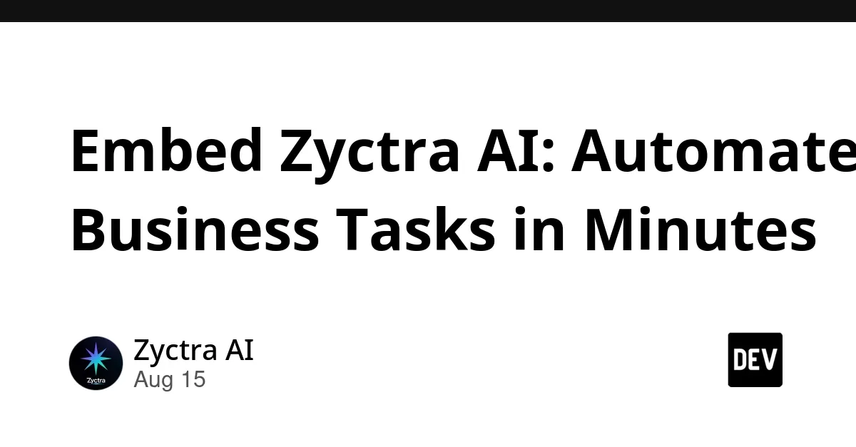 Building AI-powered SaaS or Apps using Zyctra API
