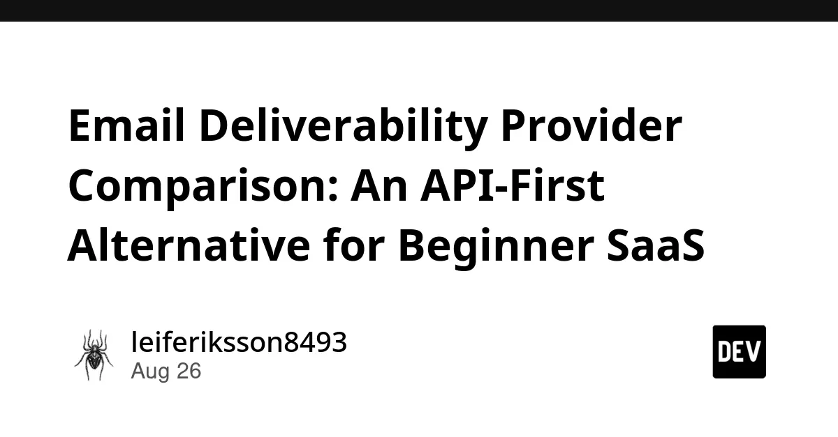 Building a Micro-SaaS with API-First Email Integration