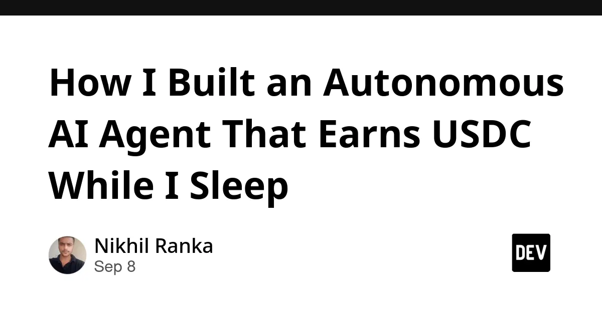 Autonomous AI Agent with x402 Micropayments