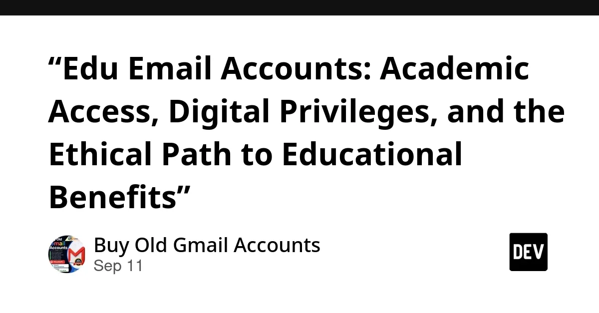 Selling Edu Email Accounts